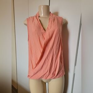 LIZ Claiborne hi low blouse, orange color, size 8
